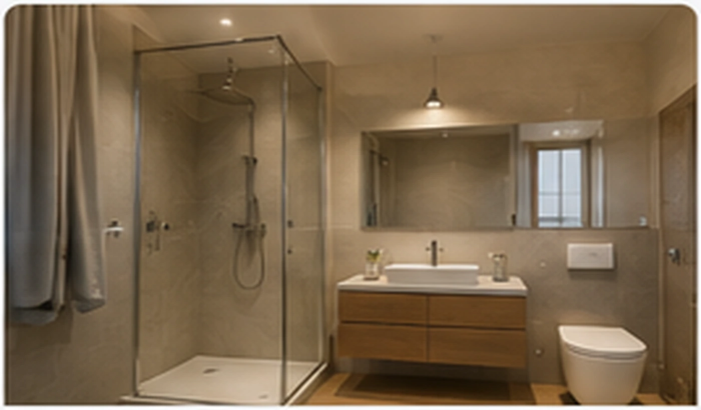 Bagno moderno e impianto termoidraulico